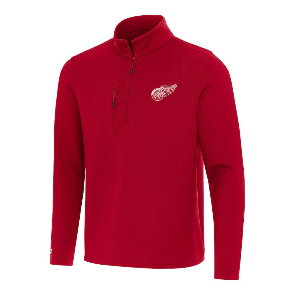 Detroit Red Wings Antigua Insider Quarter-Zip Top - Red | US 202235754