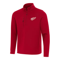 Detroit Red Wings Antigua Insider Quarter-Zip Top - Red | US 202235754
