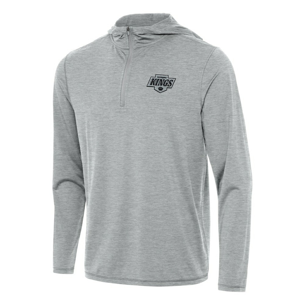 Los Angeles Kings Antigua Tidy Quarter-Zip Hoodie - Heather Gray | US 202235819