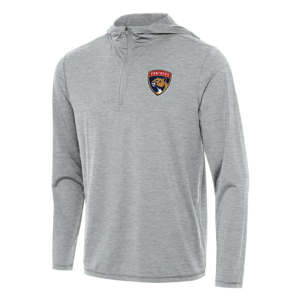 Florida Panthers Antigua Tidy Quarter-Zip Hoodie - Heather Gray | US 202235834