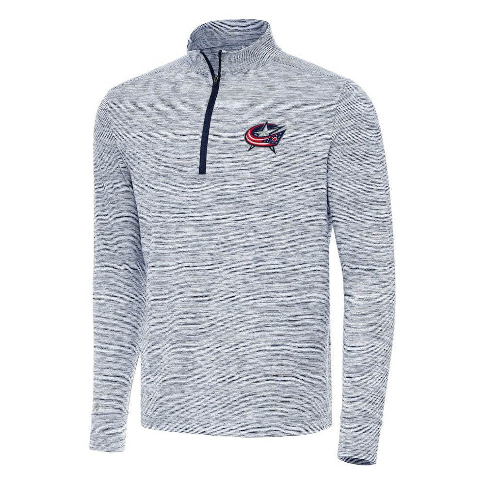 Columbus Blue Jackets Antigua Cause Quarter-Zip Top - Navy | US 202235837