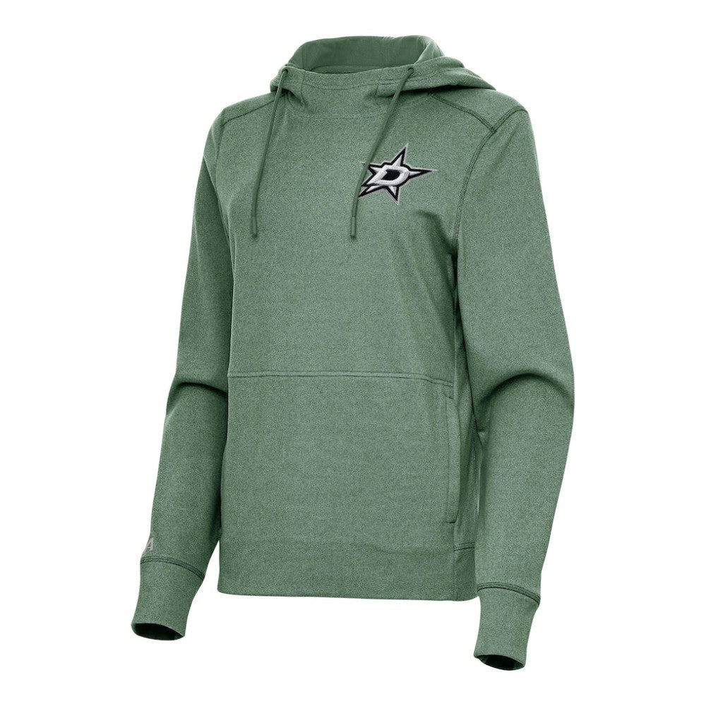 Dallas Stars Antigua Women's Justice Pullover Hoodie - Hunter Green | US 202235984
