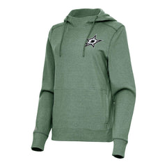 Dallas Stars Antigua Women's Justice Pullover Hoodie - Hunter Green | US 202235984