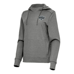 Los Angeles Kings Antigua Women's Justice Pullover Hoodie - Heather Black | US 202236001