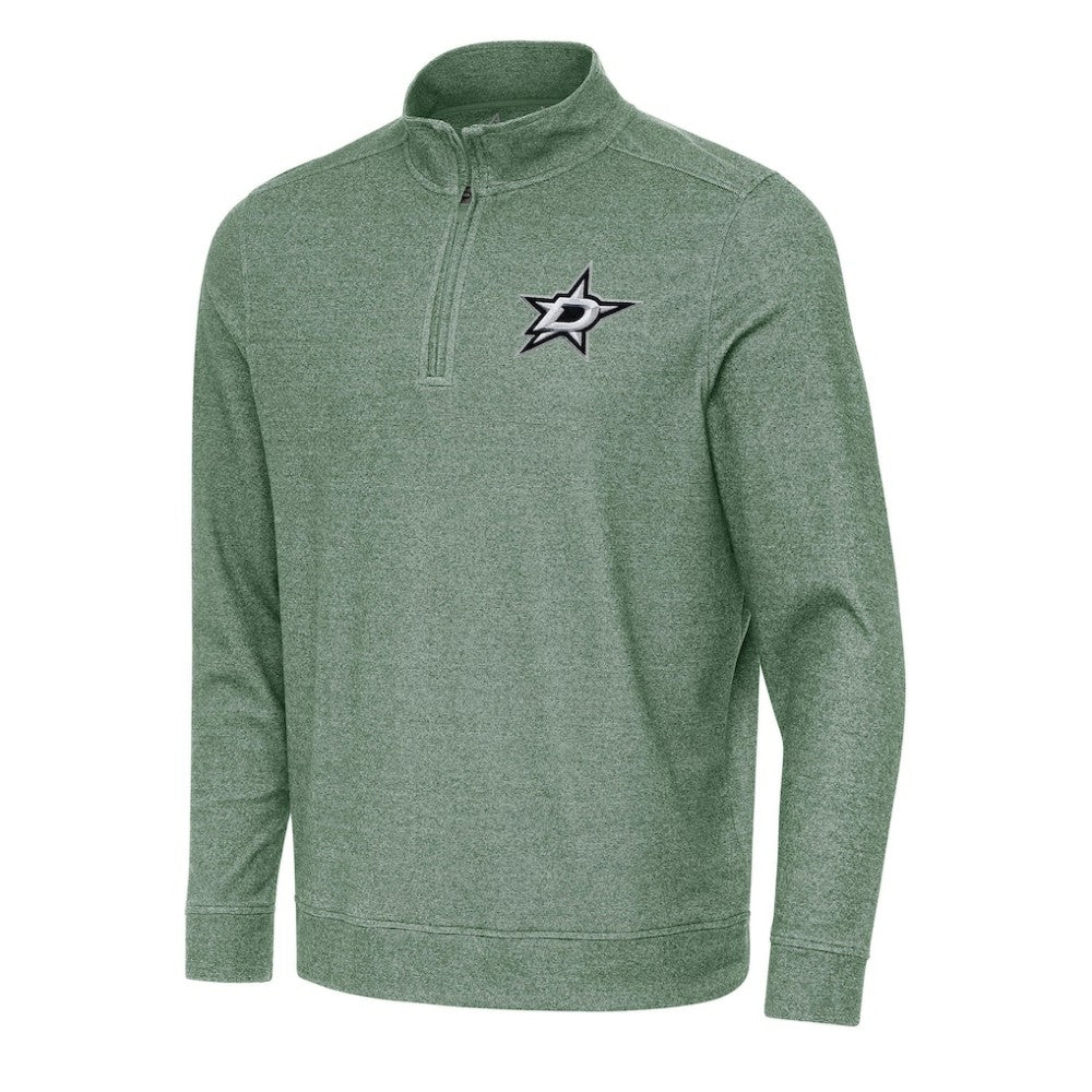 Dallas Stars Antigua Subtle Quarter-Zip Sweatshirt - Hunter Green | US 202236189