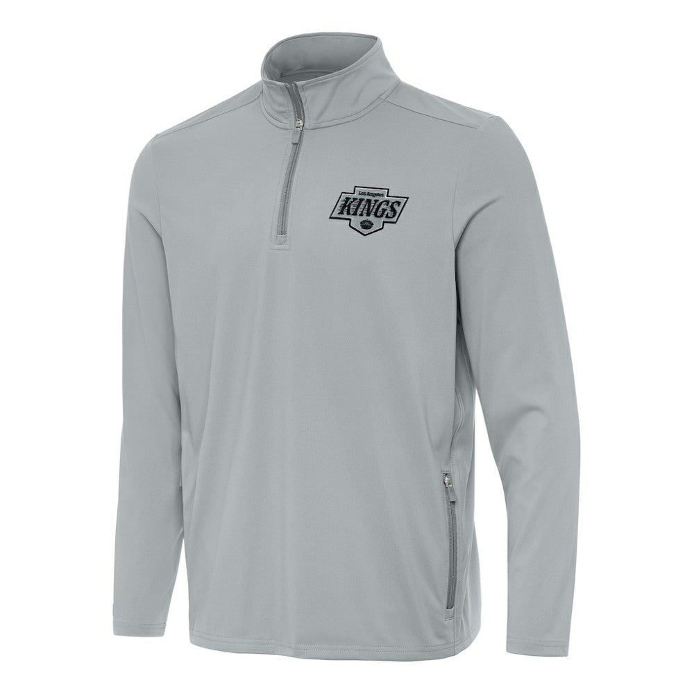 Los Angeles Kings Antigua Perilous Quarter-Zip Sweatshirt - Gray | US 202236196