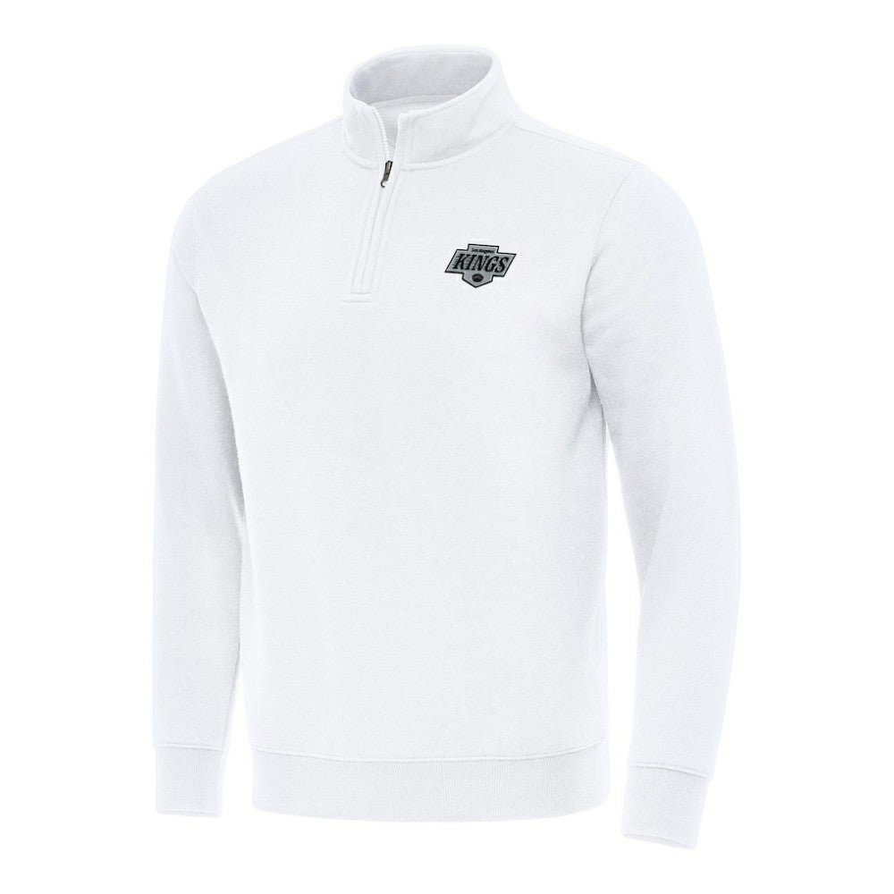 Los Angeles Kings Antigua Victory Quarter-Zip Mock Sweatshirt - White | US 202236244