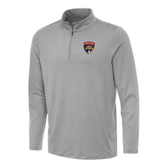 Florida Panthers Antigua Reprocess Quarter-Zip Top - Gray | US 202236324