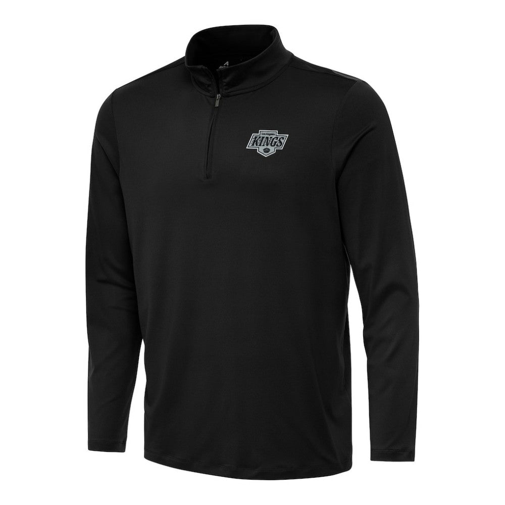 Los Angeles Kings Antigua Reprocess Quarter-Zip Top - Black | US 202236326