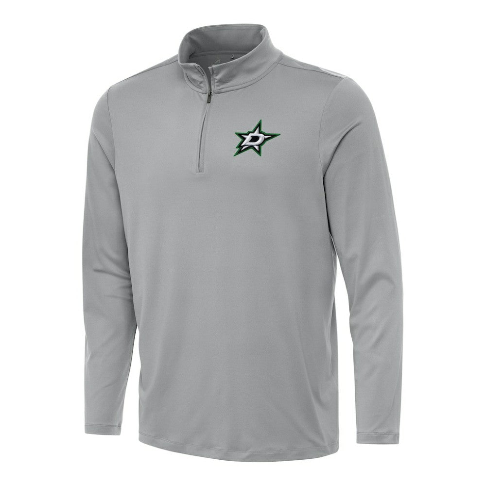 Dallas Stars Antigua Reprocess Quarter-Zip Top - Gray | US 202236335