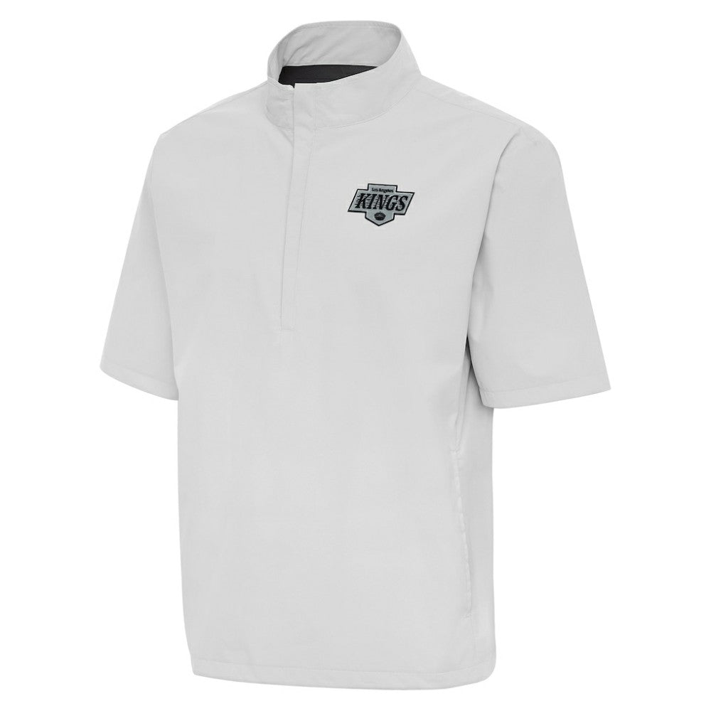 Los Angeles Kings Antigua Brisk Quarter-Zip Windbreaker - Heather Gray | US 202236509