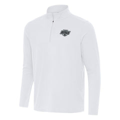 Los Angeles Kings Antigua Intent Quarter-Zip Top - White | US 202236558