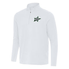 Dallas Stars Antigua Intent Quarter-Zip Top - White | US 202236564