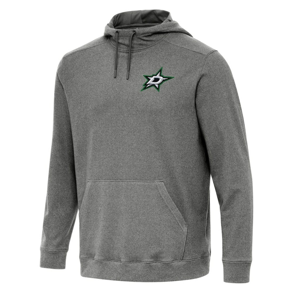 Dallas Stars Antigua Cloud Pullover Hoodie - Heather Black | US 202236589