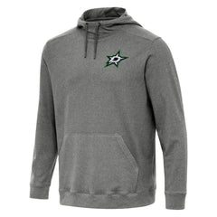 Dallas Stars Antigua Cloud Pullover Hoodie - Heather Black | US 202236589