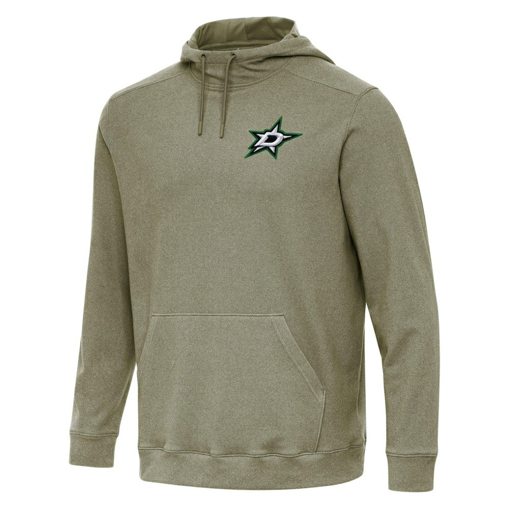 Dallas Stars Antigua Cloud Pullover Hoodie - Olive | US 202236590