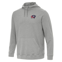 Columbus Blue Jackets Antigua Cloud Pullover Hoodie - Heather Gray | US 202236593