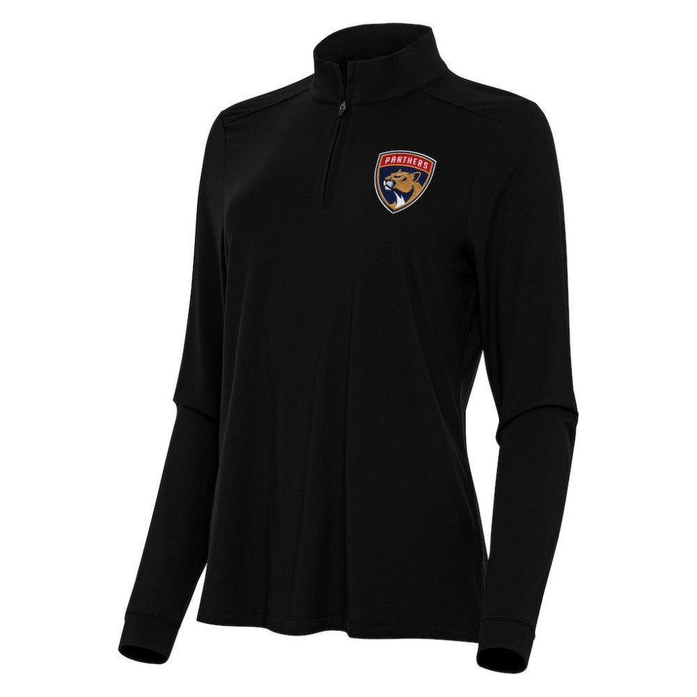 Florida Panthers Antigua Women's Intent Quarter-Zip Top - Black | US 202236852