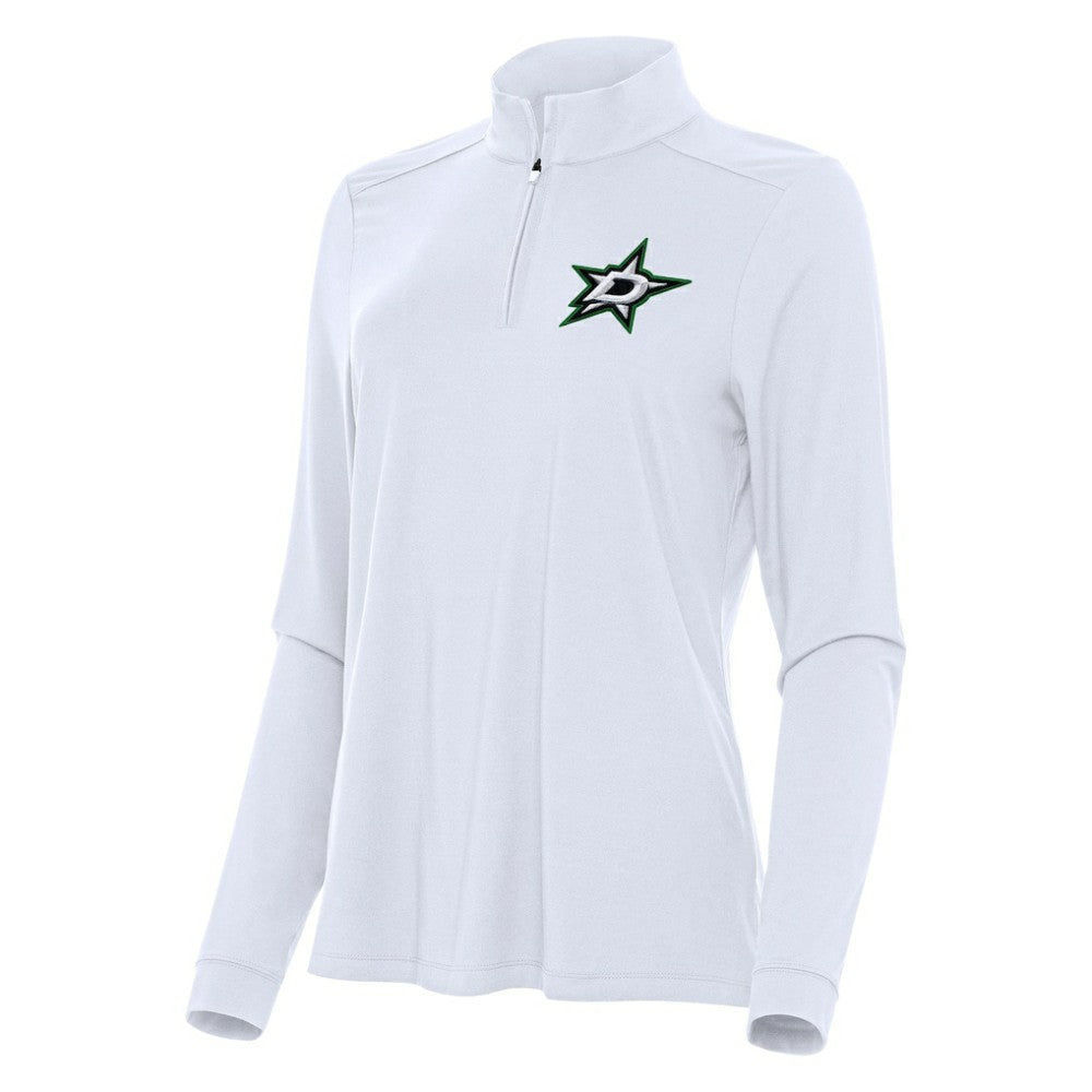 Dallas Stars Antigua Women's Intent Quarter-Zip Top - White | US 202236865