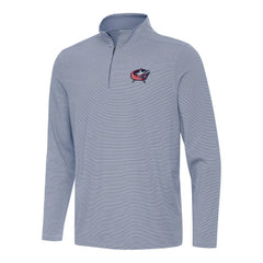 Columbus Blue Jackets Antigua Twine Quarter-Zip Top - Navy | US 202236926