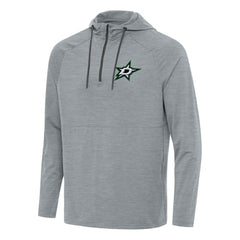 Dallas Stars Antigua Spikes Quarter-Zip Hoodie - Heather Gray | US 202237059