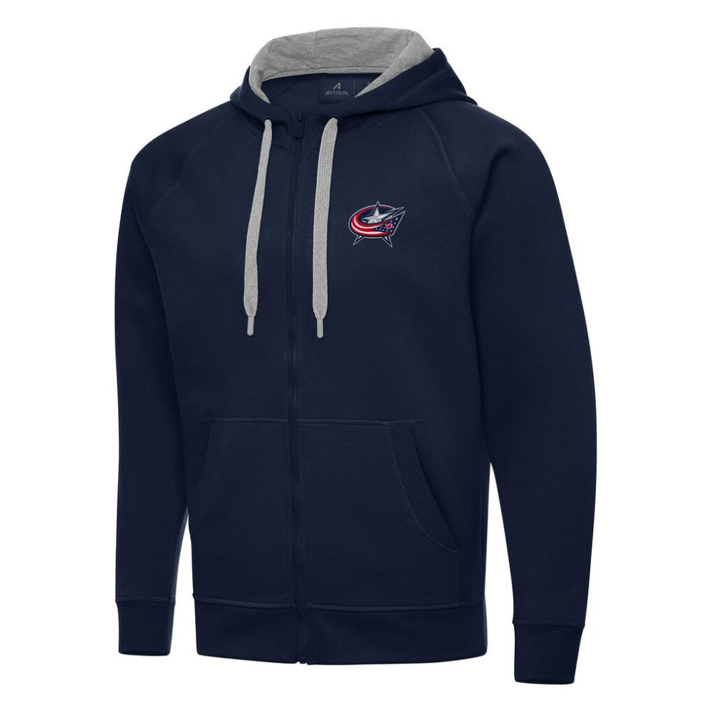 Columbus Blue Jackets Antigua Big & Tall Victory Full-Zip Hoodie - Navy | US 202237123