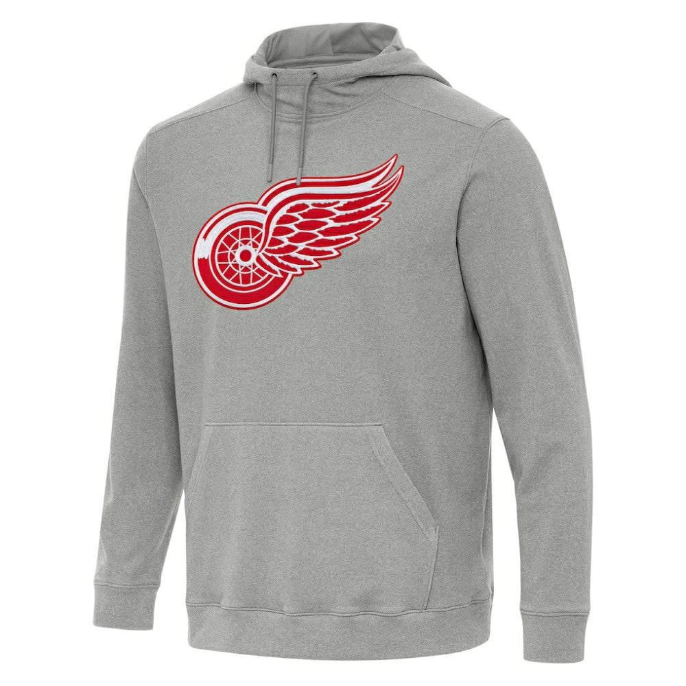 Detroit Red Wings Antigua Cloud Pullover Hoodie - Heather Gray | US 202237204