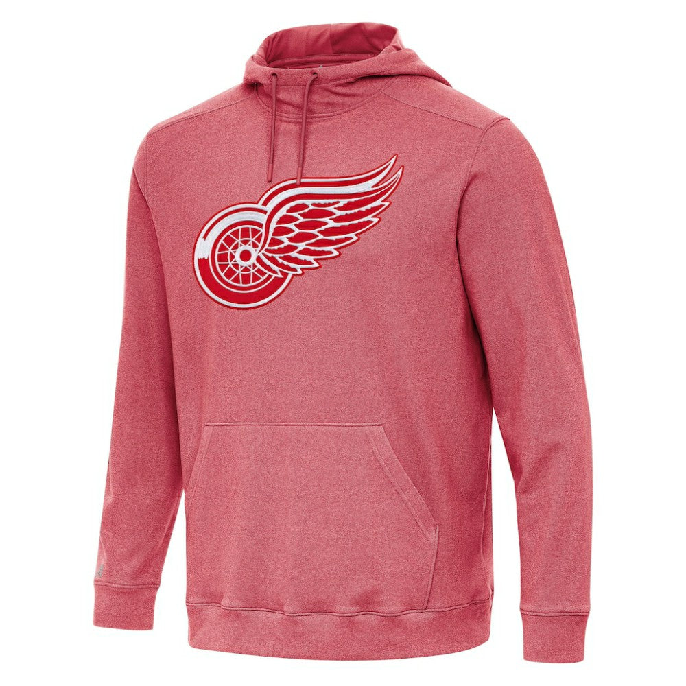 Detroit Red Wings Antigua Cloud Pullover Hoodie - Heather Red | US 202237205