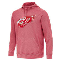 Detroit Red Wings Antigua Cloud Pullover Hoodie - Heather Red | US 202237205