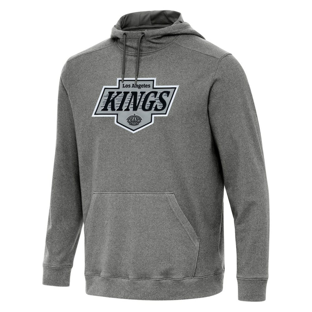 Los Angeles Kings Antigua Cloud Pullover Hoodie - Heather Black | US 202237217