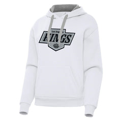 Los Angeles Kings Antigua Women's Victory Pullover Hoodie - White | US 202253498