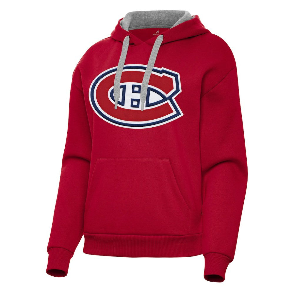 Montreal Canadiens Antigua Women's Victory Pullover Hoodie - Red | US 202253500