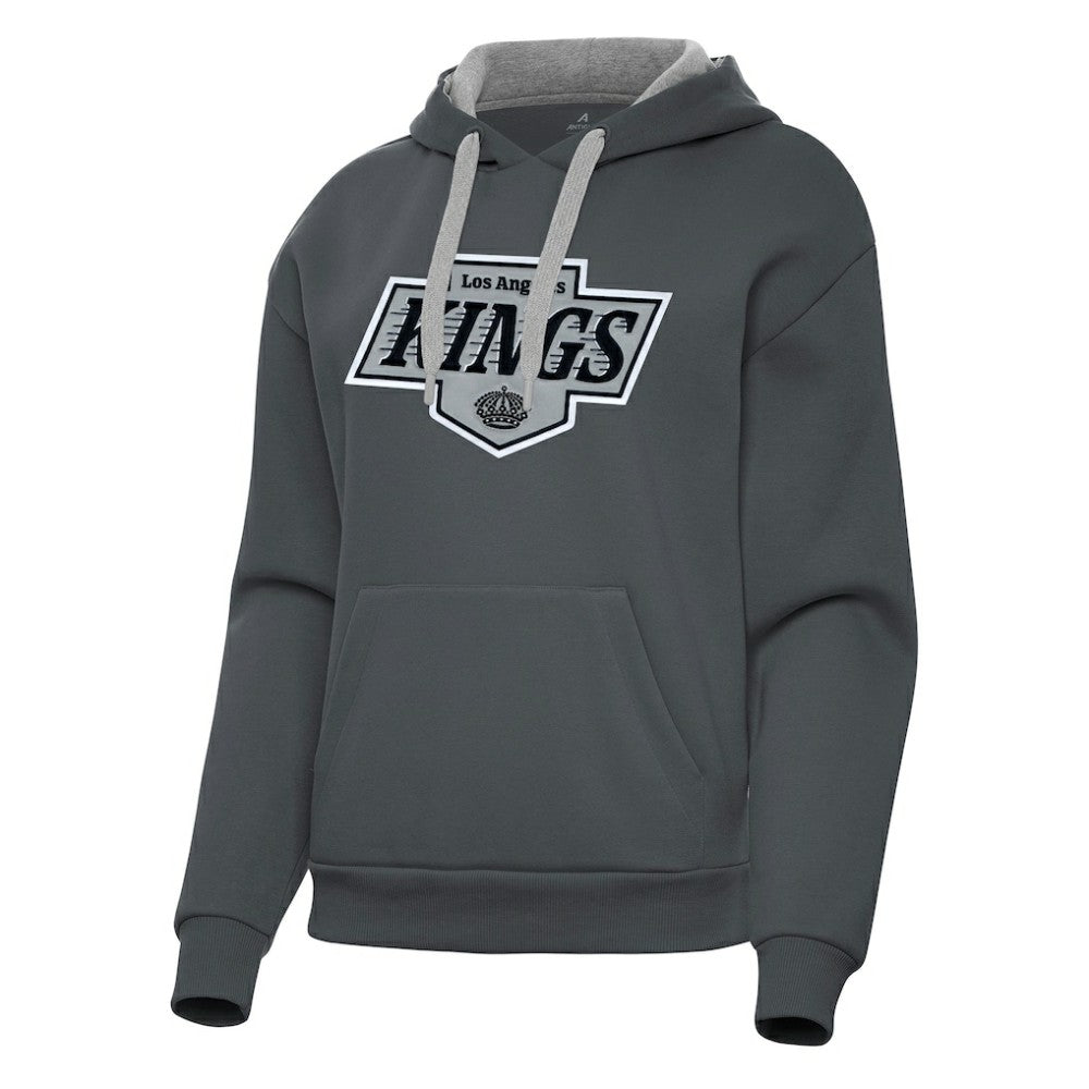 Los Angeles Kings Antigua Women's Victory Pullover Hoodie - Charcoal | US 202253502