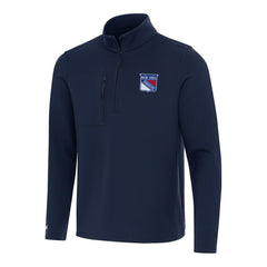 New York Rangers Antigua Insider Quarter-Zip Top - Navy | US 202253642