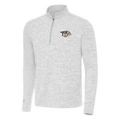 Nashville Predators Antigua Cause Quarter-Zip Top - Gray | US 202253736