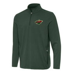 Minnesota Wild Antigua Perilous Quarter-Zip Sweatshirt - Hunter Green | US 202254074