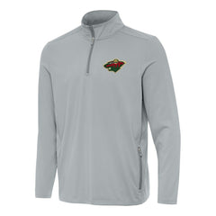 Minnesota Wild Antigua Perilous Quarter-Zip Sweatshirt - Gray | US 202254075