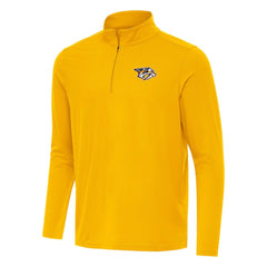 Nashville Predators Antigua Intent Quarter-Zip Top - Gold | US 202254441