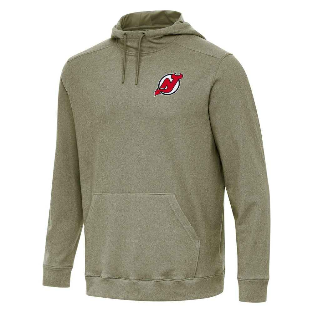 New Jersey Devils Antigua Cloud Pullover Hoodie - Olive | US 202254472