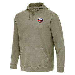 New York Islanders Antigua Cloud Pullover Hoodie - Olive | US 202254478