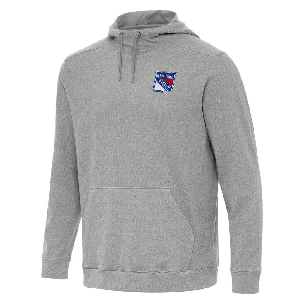 New York Rangers Antigua Cloud Pullover Hoodie - Heather Gray | US 202254479