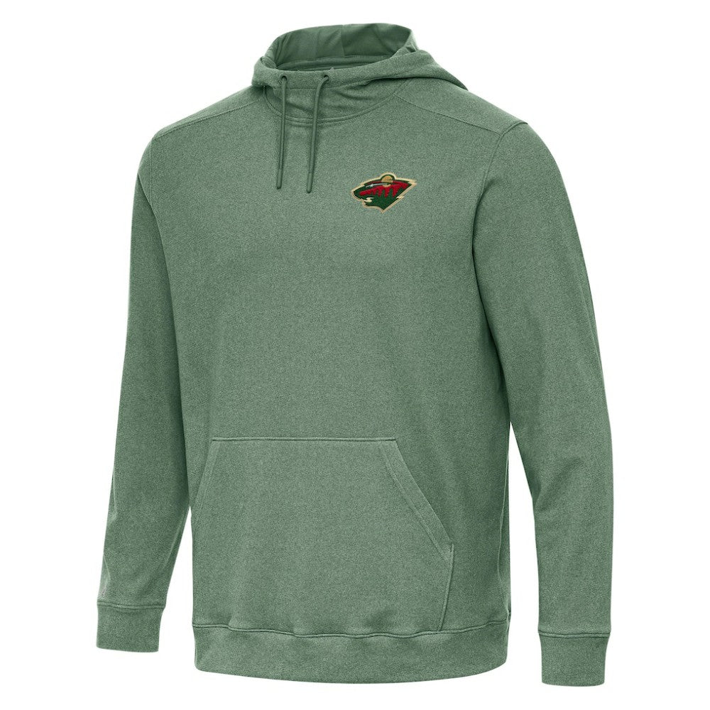 Minnesota Wild Antigua Cloud Pullover Hoodie - Hunter Green | US 202254494