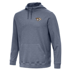 Nashville Predators Antigua Cloud Pullover Hoodie - Heather Navy | US 202254496