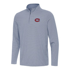 Montreal Canadiens Antigua Twine Quarter-Zip Top - Navy | US 202254795