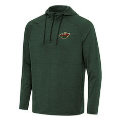 Minnesota Wild Antigua Spikes Quarter-Zip Hoodie - Hunter Green | US 202254950