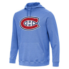 Montreal Canadiens Antigua Cloud Pullover Hoodie - Heather Royal | US 202255084