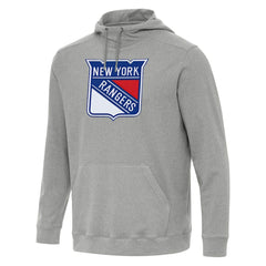 New York Rangers Antigua Cloud Pullover Hoodie - Heather Gray | US 202255091