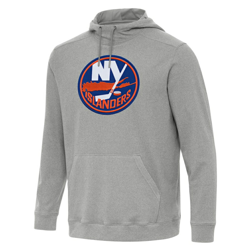 New York Islanders Antigua Cloud Pullover Hoodie - Heather Gray | US 202255104
