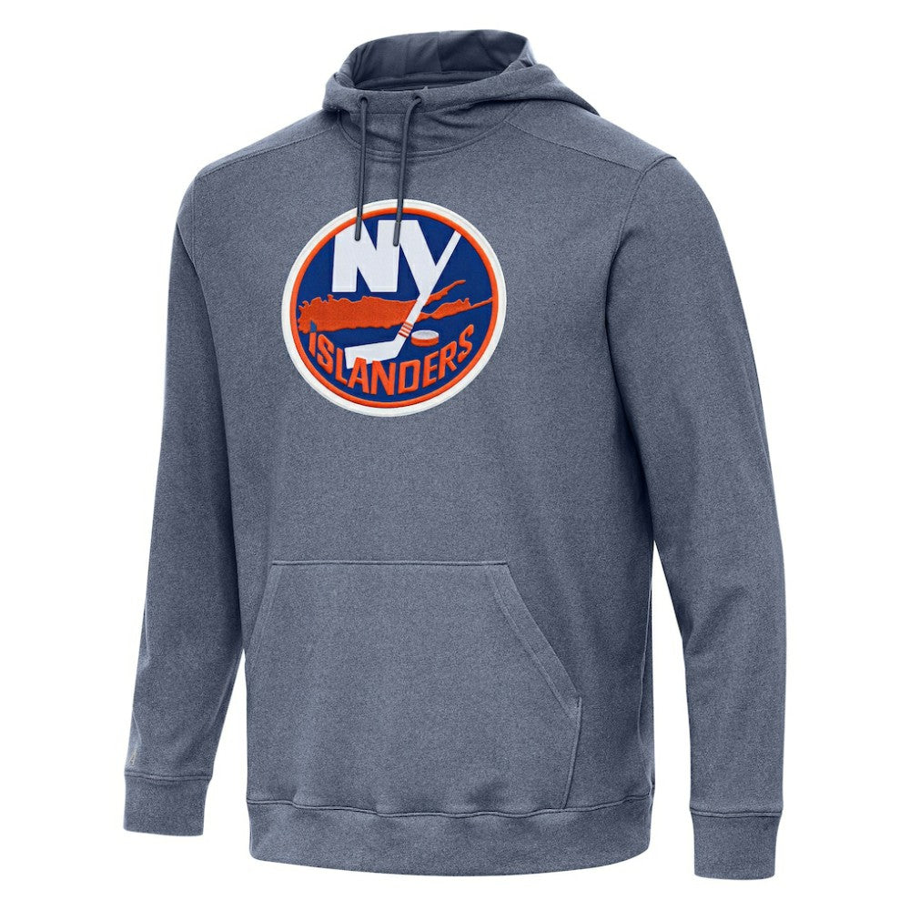 New York Islanders Antigua Cloud Pullover Hoodie - Heather Navy | US 202255107