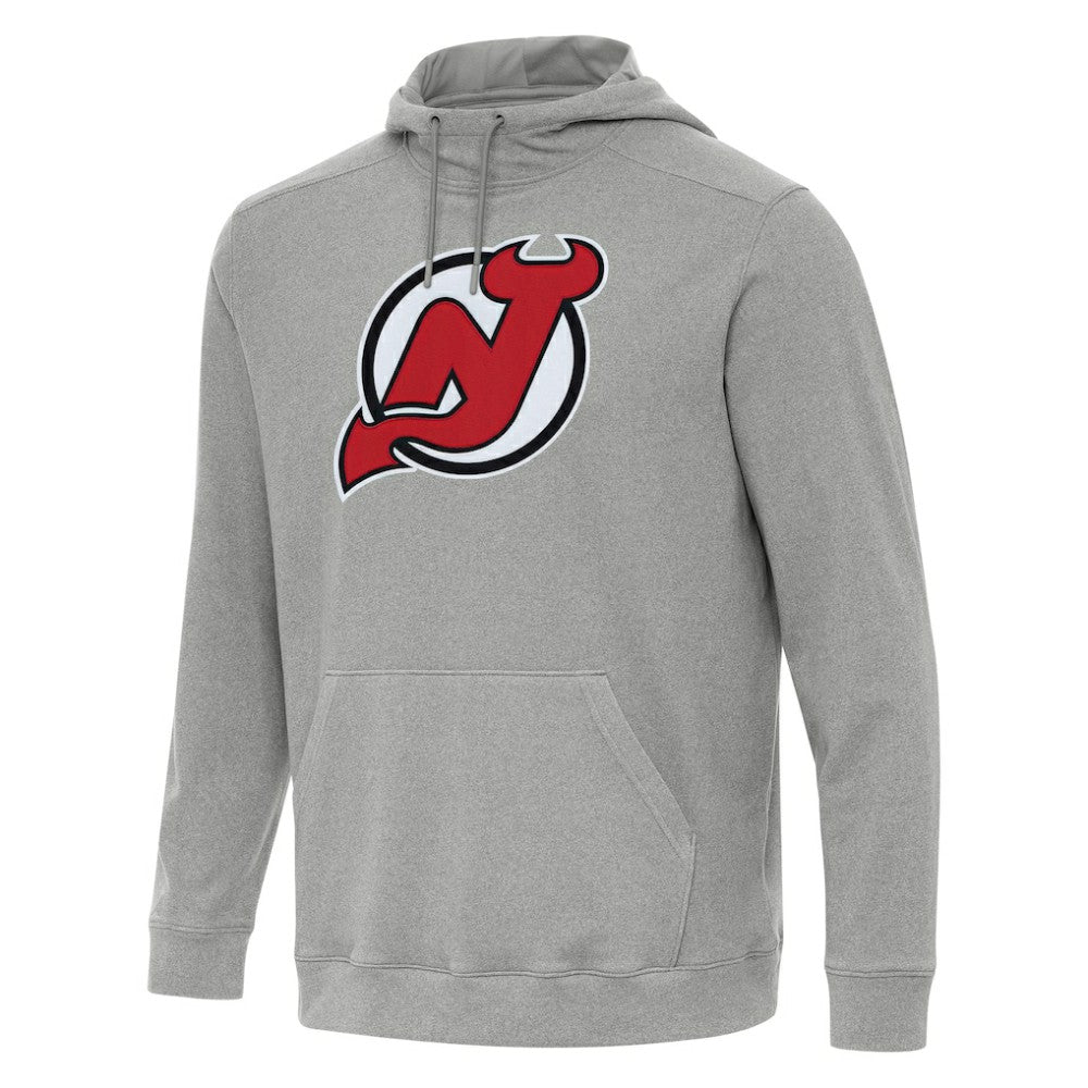 New Jersey Devils Antigua Cloud Pullover Hoodie - Heather Gray | US 202255108
